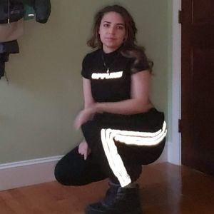 Forever 21 crop top black Medium